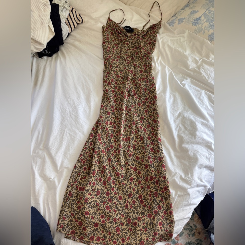 Realisation Par Floral Maxi Dress - Red and Cream